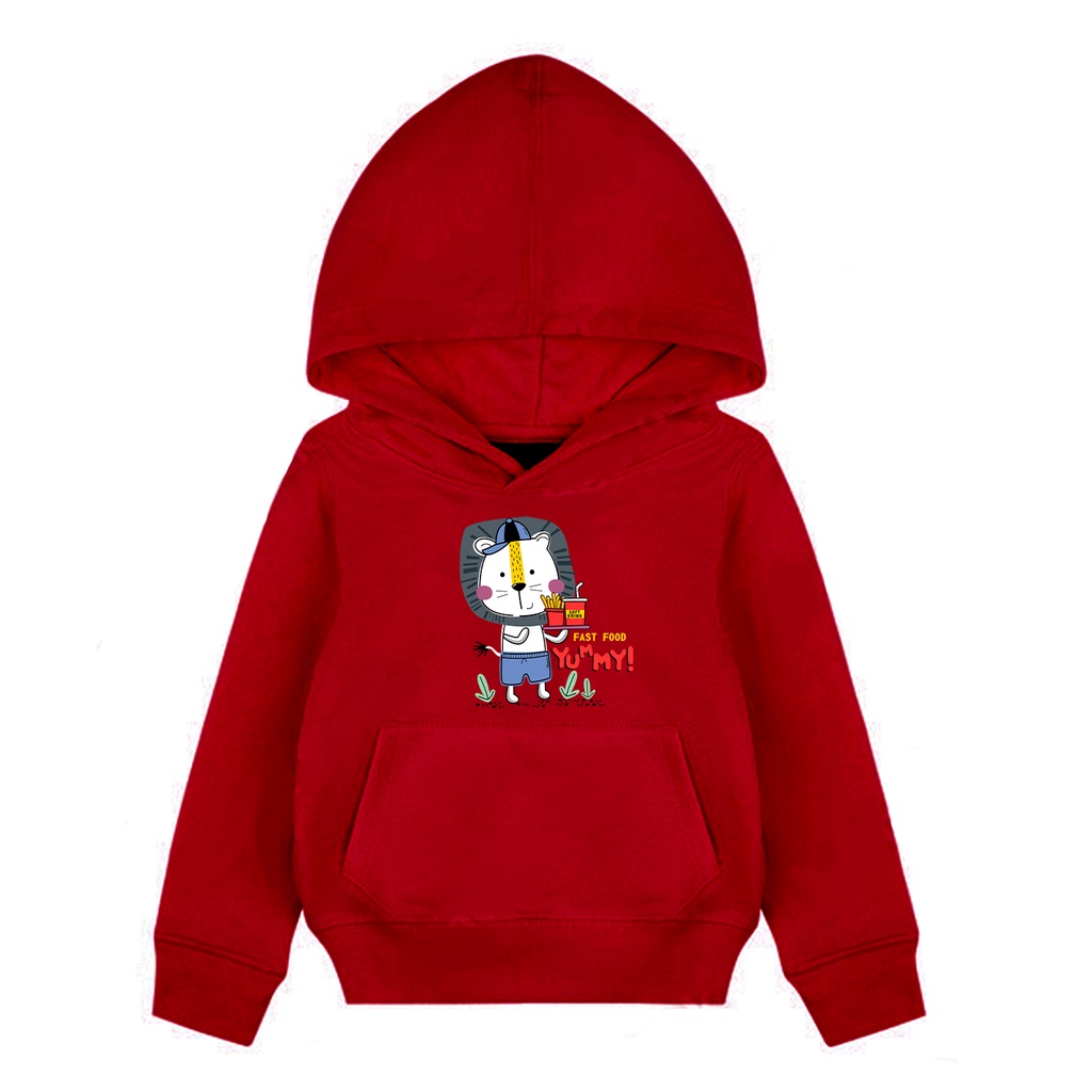 Hoodie Anak Yummy Sweater Pakaian Fleece Anak M - XL