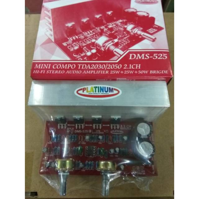 KIT MINI COMPO TDA 2030/2050 HIFI STEREO AMPLIFIER 2.1 CH DMS 525