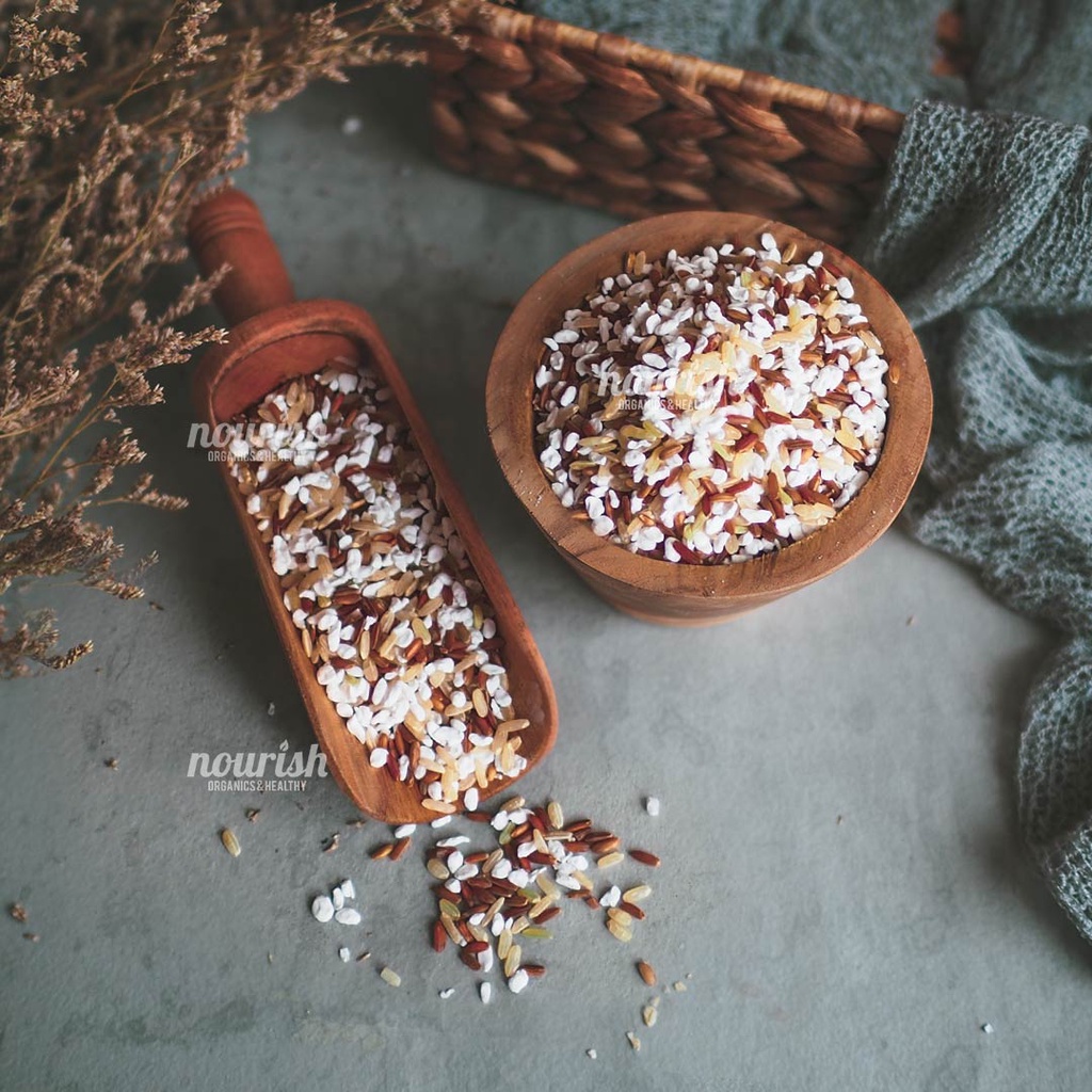 Shirataki Mix Organic Red &amp; Brown Rice 250gr (Shirataki Beras Organik)