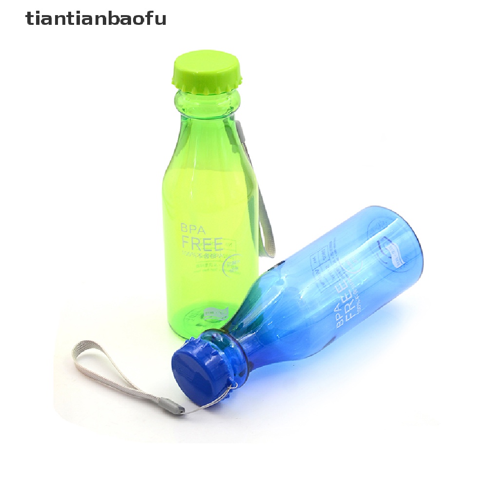 Botol Air Portabel Bahan Plastik Bebas bpa Tahan Bocor Ukuran 500ml Untuk travel