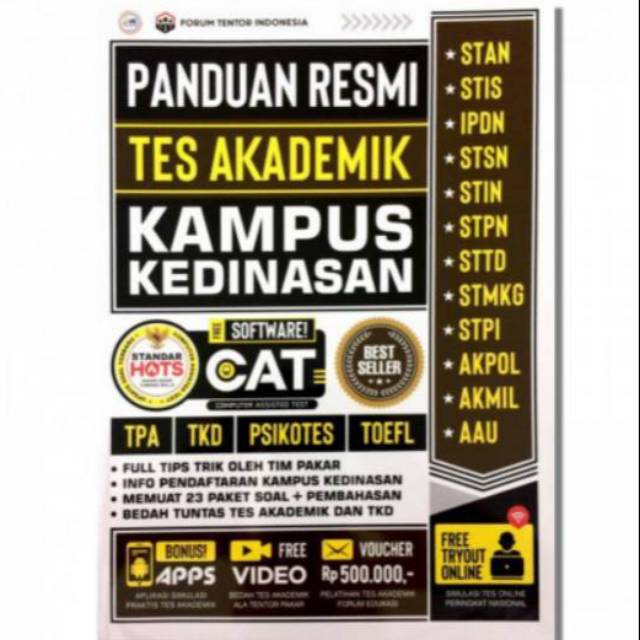 Panduan Resmi STAN STIS STSN STIN STPN STTD STMKG AKMIL AKPOL AAU