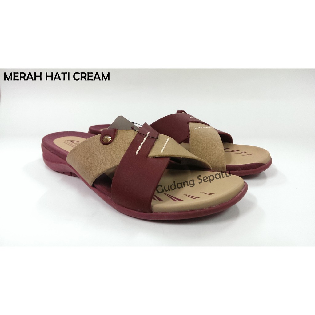  Sandal  Selop Wanita  Rindi  RT 347 Sandal  Slip Nyaman 