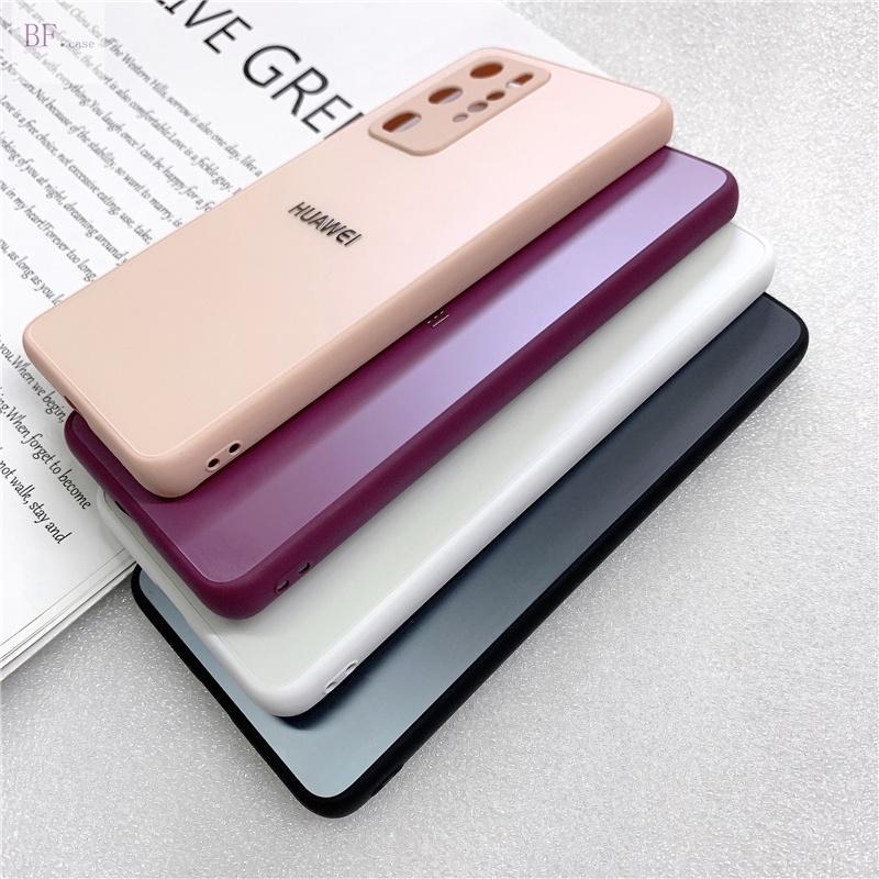 Hard Case Pelindung Anti Sidik Jari Untuk Huawei P50 P30 P40 Mate 30 40 Pro