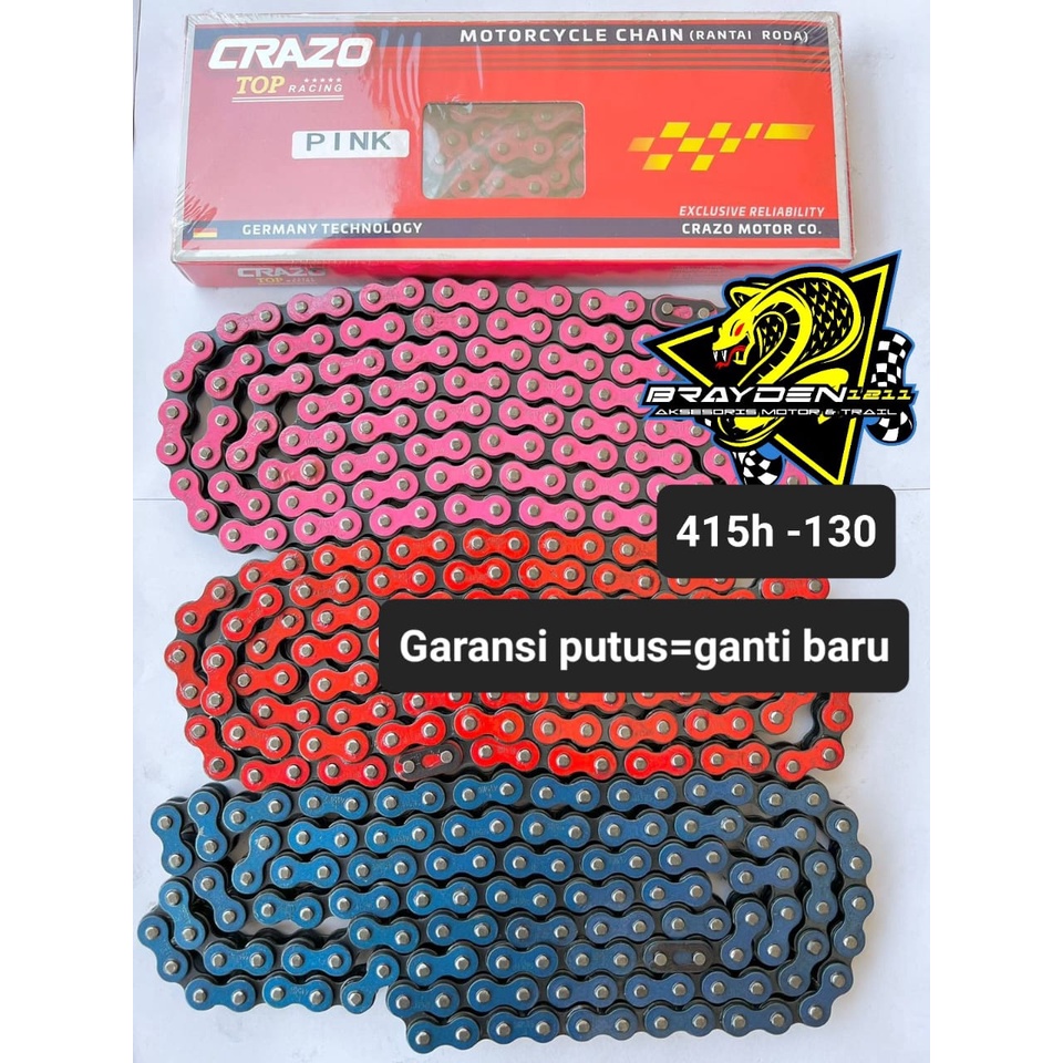 RANTAI GOLD 415 CRAZO/RANTAI GOLD 415 SSS/RANTAI GOLD 415 130/RANTAI GOLD 415/rantai sss warna