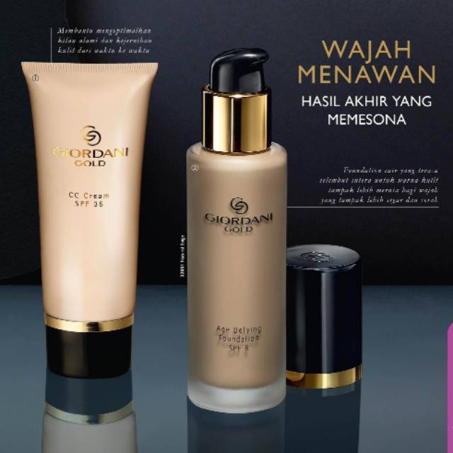 "READY" GIORDANI GOLD CC CREAM SPF 35 BY ORIFLAME SUPER MURAH DISKON BESAR