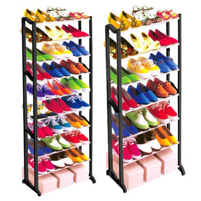 Amazing shoe rack Shoes as seen on tv rak sepatu wanita pria high heels sporty kets olahraga futsal