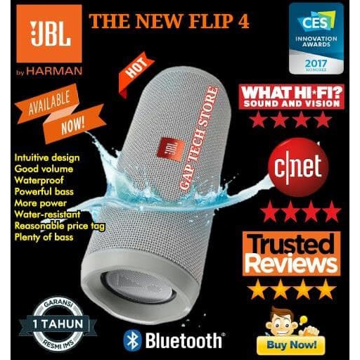PROMO.. NEW JBL Flip 4   Flip4 Waterproof Portable Bluetooth Speaker Original