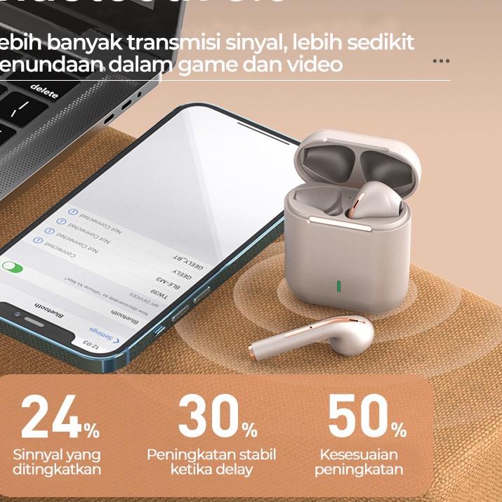 Harga Bersahabat.. Basike Headset Gaming TWS Bluetooth Earphones Noise Cancelling With Mic Wireless 