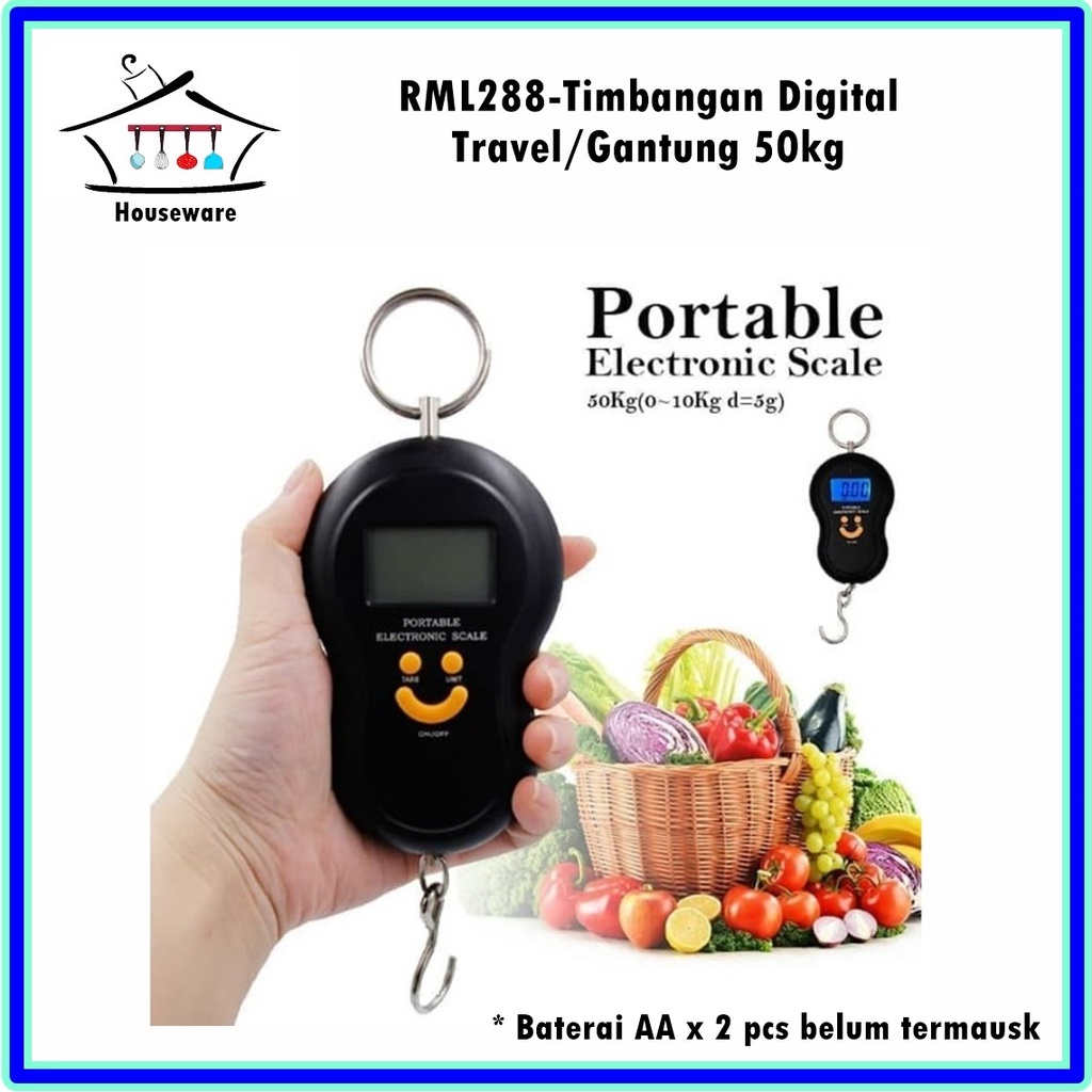 RML288-Timbangan Digital Portable 50kg