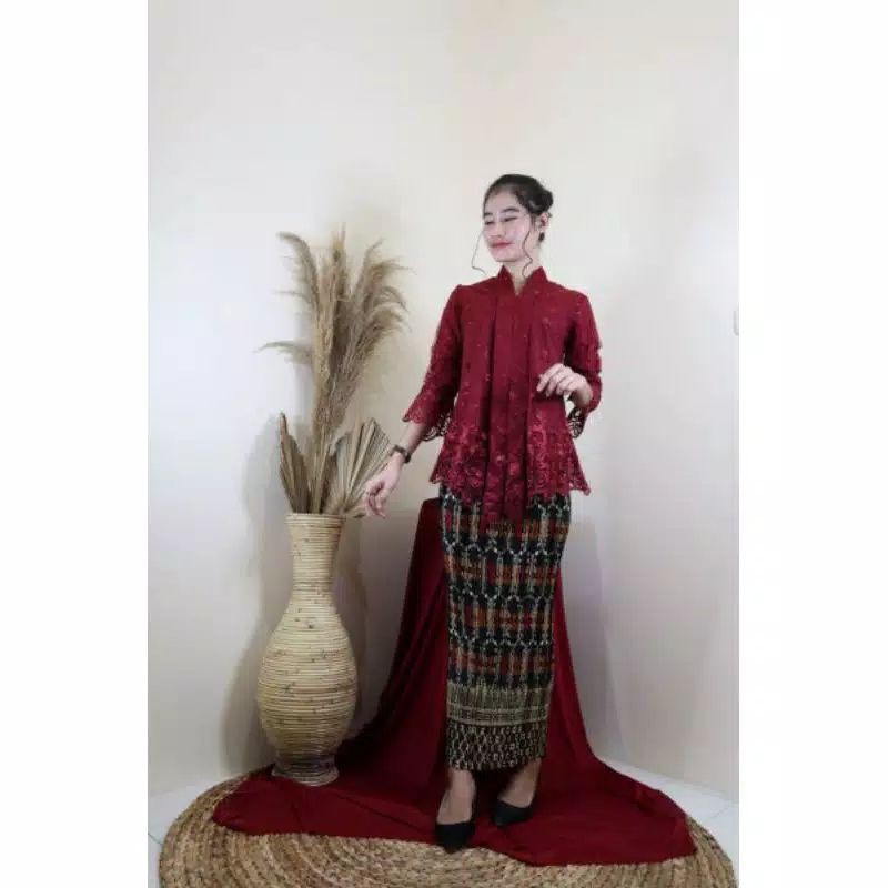 NEW SETELAN KEBAYA FLOY TILLE/KEBAYA MURAH/KEBAYA PESTA/KEBAYA TUNANGAN