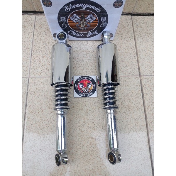 Shockbreaker Sok Skok Shok Peredam Kejut Shock Belakang Honda CB100 CB 100 CB125 CB 125 Full Krom