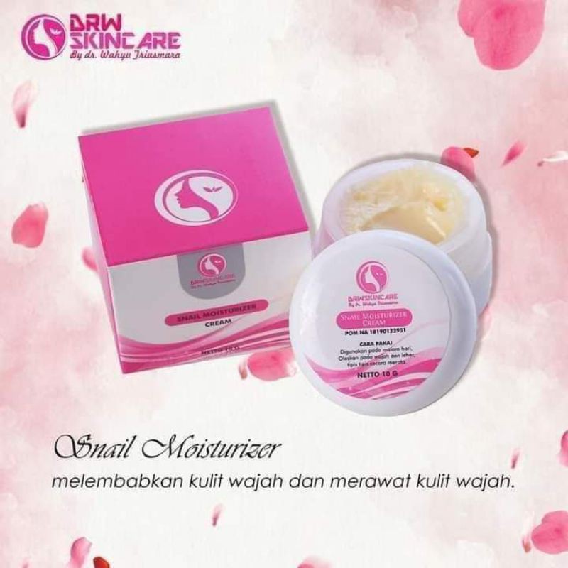 Snail Moisturizer DRW SKINCARE/KRIM LENDIR SIPUT ORI BPOM/KRIM KULIT KERING