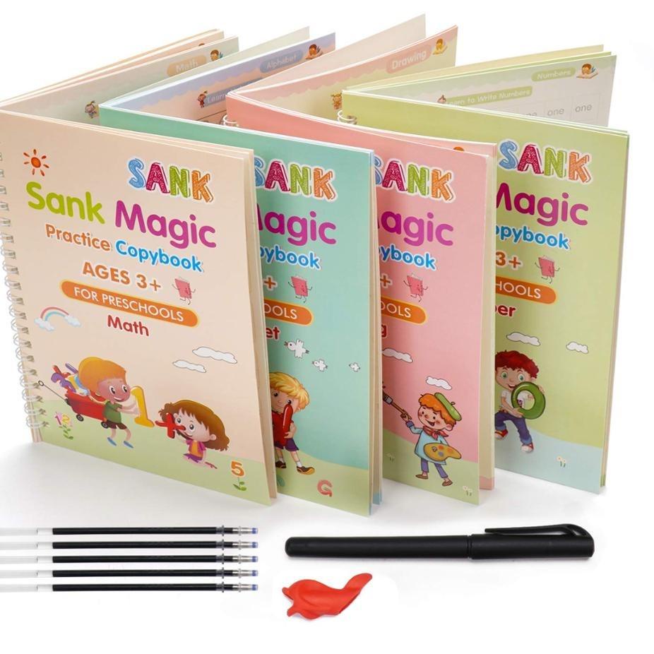 

LANGSUNG KIRIM.. Sank Magic Book/ Buku Pintar Belajar Menulis Membaca Latihan Paud Preschool Buku Mewarnai Magic Book
