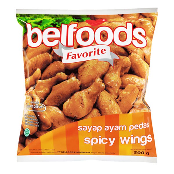 

Belfoods Favorite Spicy Wings 500 Gr