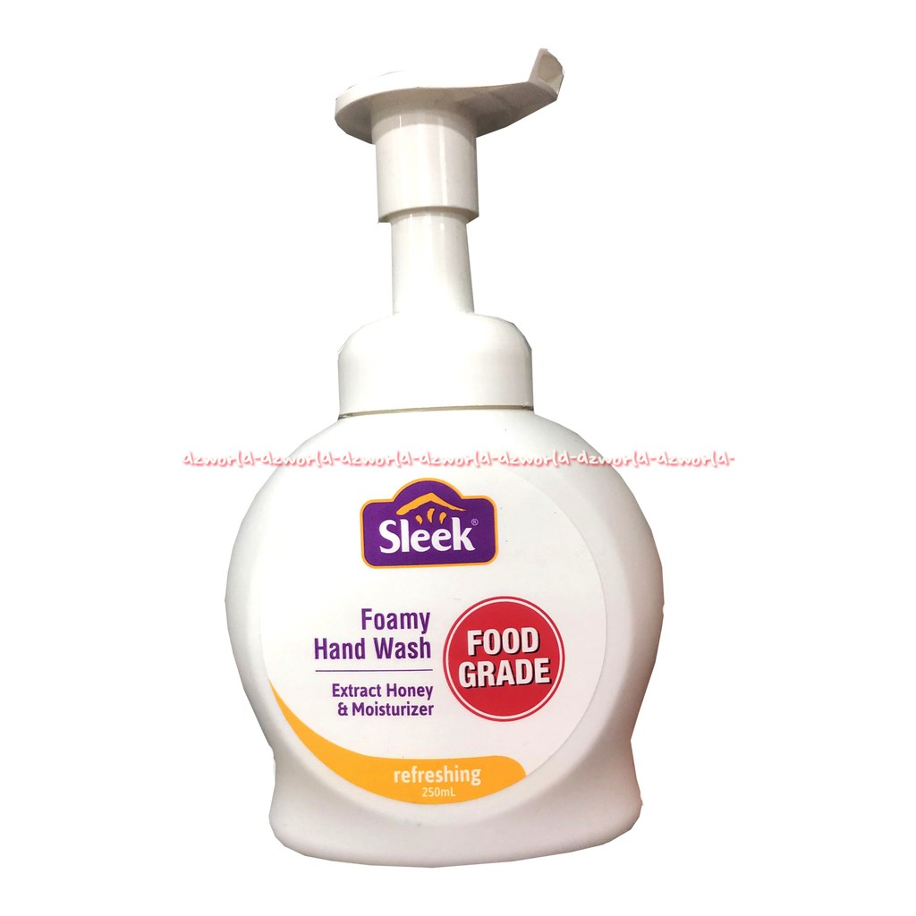 Sleek Foamy And Wash Food Grad Extra Oney Soothing 250ml Sabun Cuci Tangan