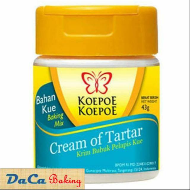 

KOEPOE KOEPOE CREAM OF TARTAR KUPU KUPU KRIM BUBUK PELAPIS KUE MURAH PROMO HEMAT