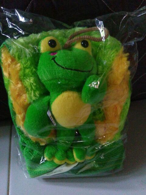 Tempat Tisu Mini Plus Lap Tangan Handuk Boneka Karakter ( Unik Dan Bermanfaat Ganda )