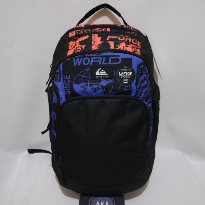 Tas Ransel Quiksilver 1969 Special Backpack True Black Original Bag Terlaris