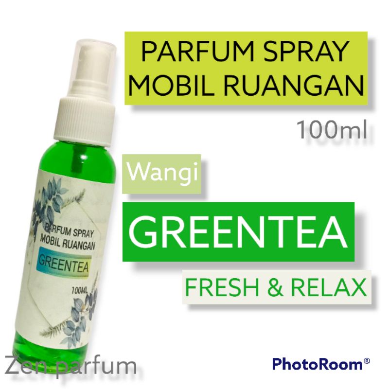 PARFUM SPRAY GREENTEA MOBIL RUANGAN PREMIUM 100ML