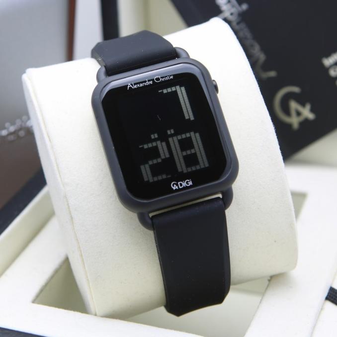 ALEXANDRE CHRISTIE AC 9332 FULL BLACK DIGITAL. ORIGINAL Star Seller Termurah