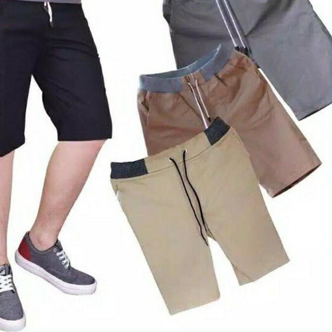 CELANA PENDEK CHINO POLOS TWIL TEBAL