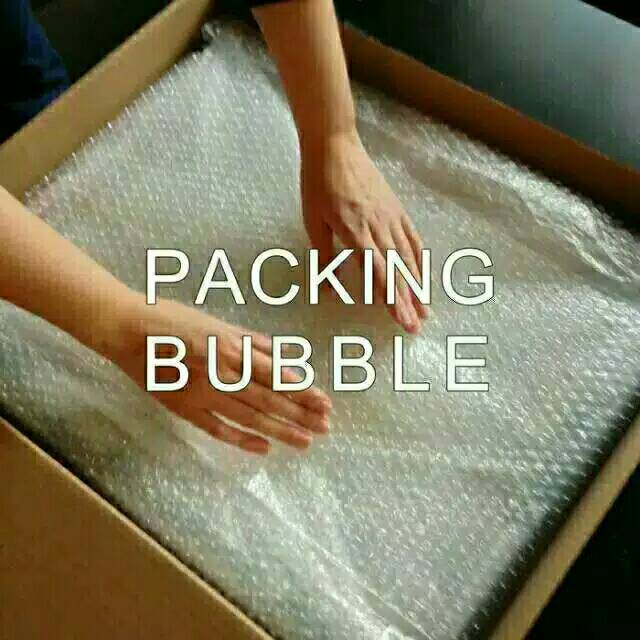 PACKING TAMBAHAN BUBLE WRAP  supaya lebih aman