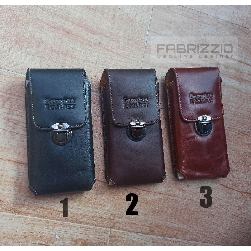 sarung hp kulit asli model tegak