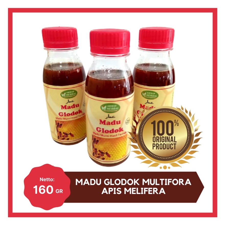 

MADU MURNI GLODOK MULTIFLORA MADU ASLI HASIL TERNAK 160 ML
