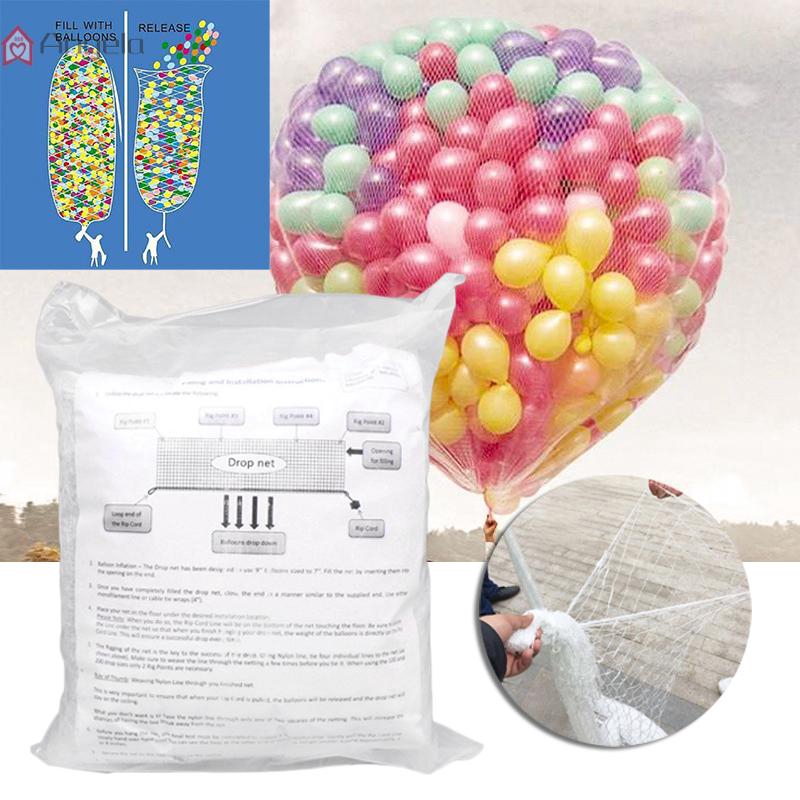 Jaring Balon  Warna Putih untuk Pesta Ulang  Tahun  