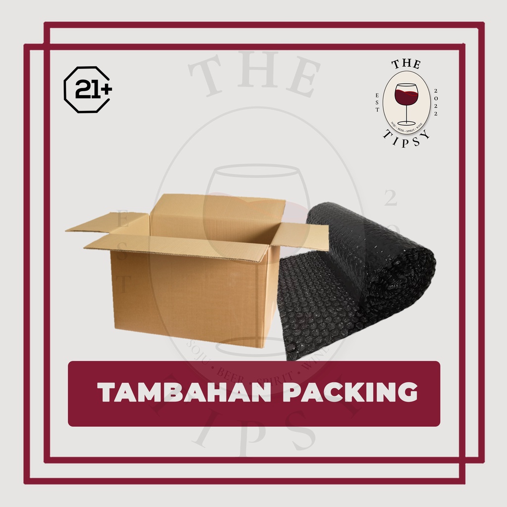 

Extra Packing kardus dan Bubble wrap