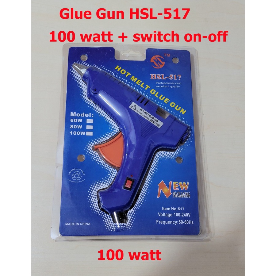 

HSL--517 Glue Gun Besar 100 watt - Lem Tembak - hot melt glue gun 100w