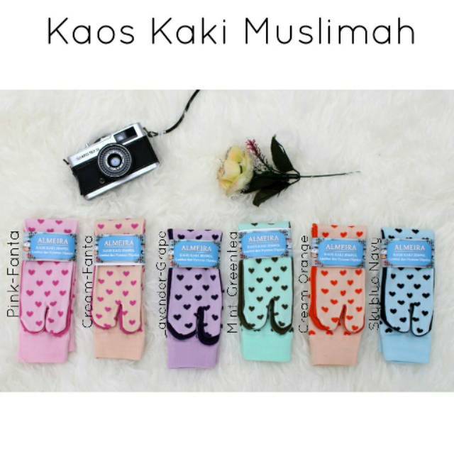 Kaos Kaki Muslimah | Kaos Kaki Jempol Motif