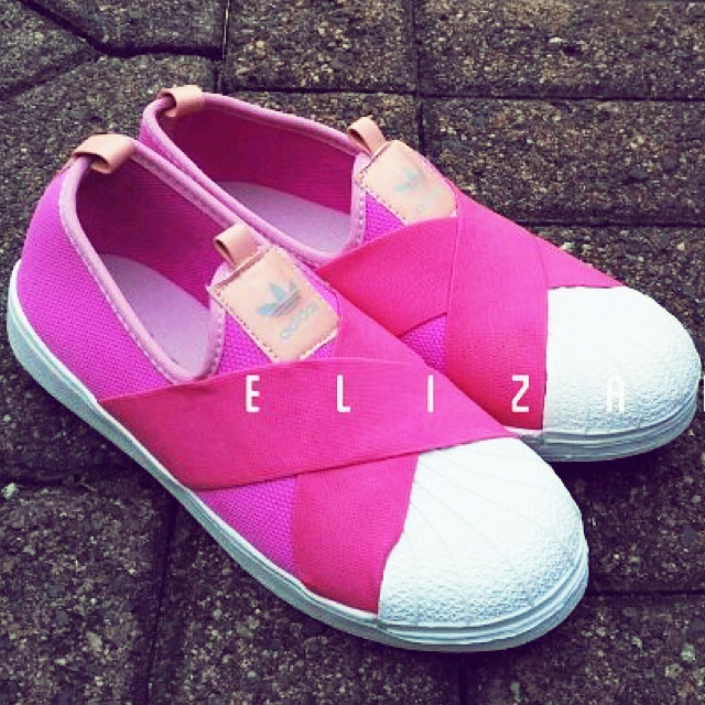 Promo Sepatu Adidas Slip On Baby Pink, Best Seller