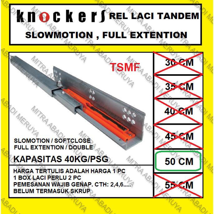 Rel Laci Tandem KNOCKERS TSMF 50 Rel Tandem Full Extension
