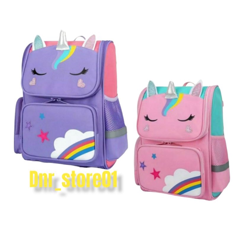 Tas Sekolah Anak Unicorn Pelangi Tas Ransel Sekolah Anak SD Tas Sekolah Anak Ransel Sekolah