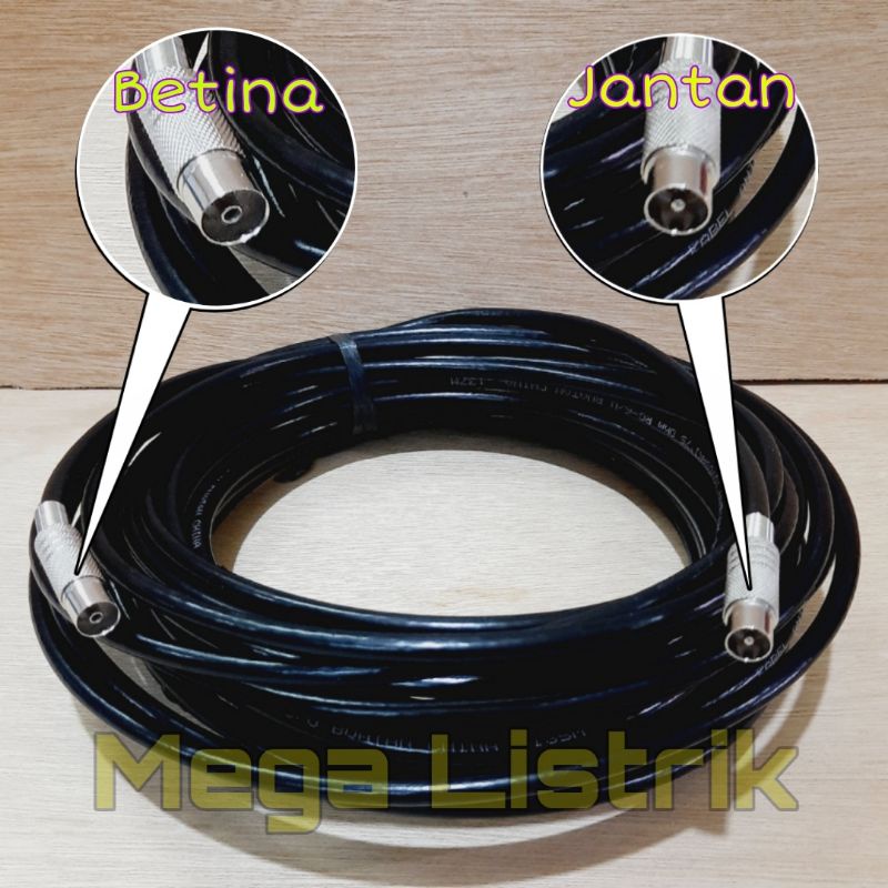 Sambungan kabel antena jadi sambungan panjang kabel antena