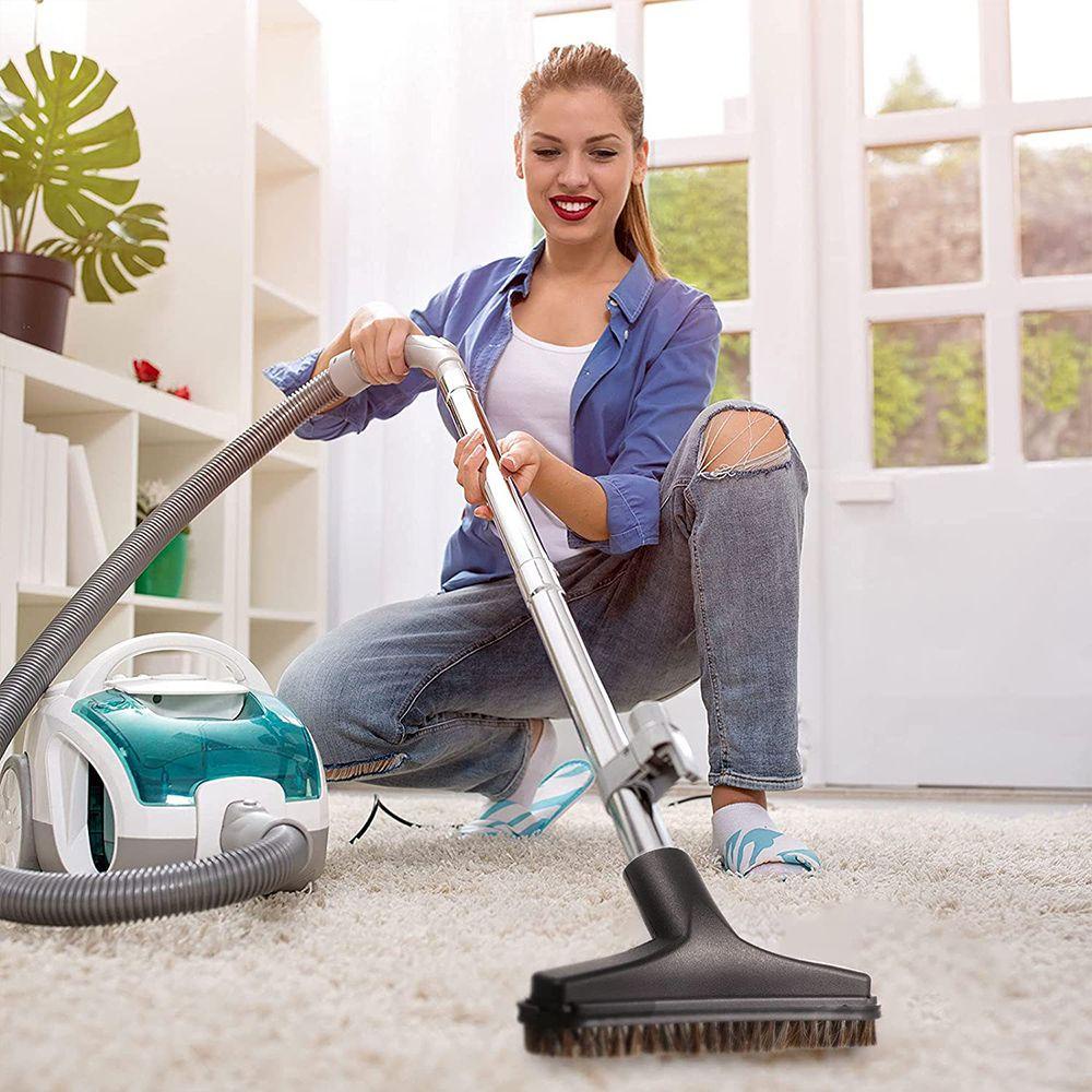 Solighter Vacuum Cleaner Brush Aksesoris Pengganti Rumah Sikat Karpet Sikat Lantai Keras Alat Debu Tempel