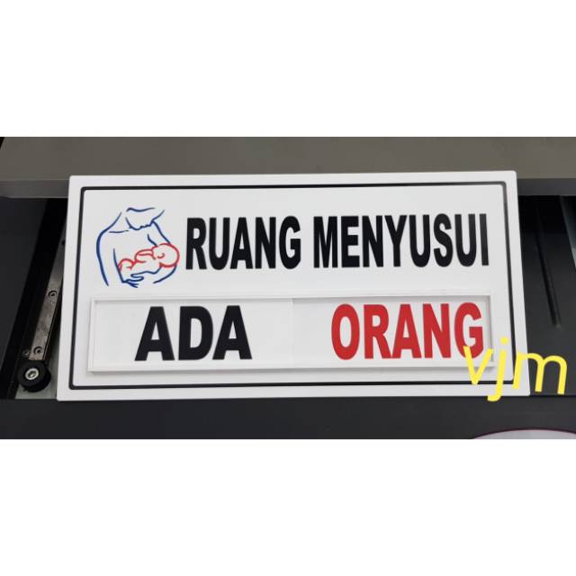 

Acrylic papan ruang menyusui