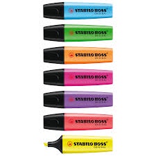 

tabilo Boss warna - Perpcs / atk/perlengkapankantor/mewarnai