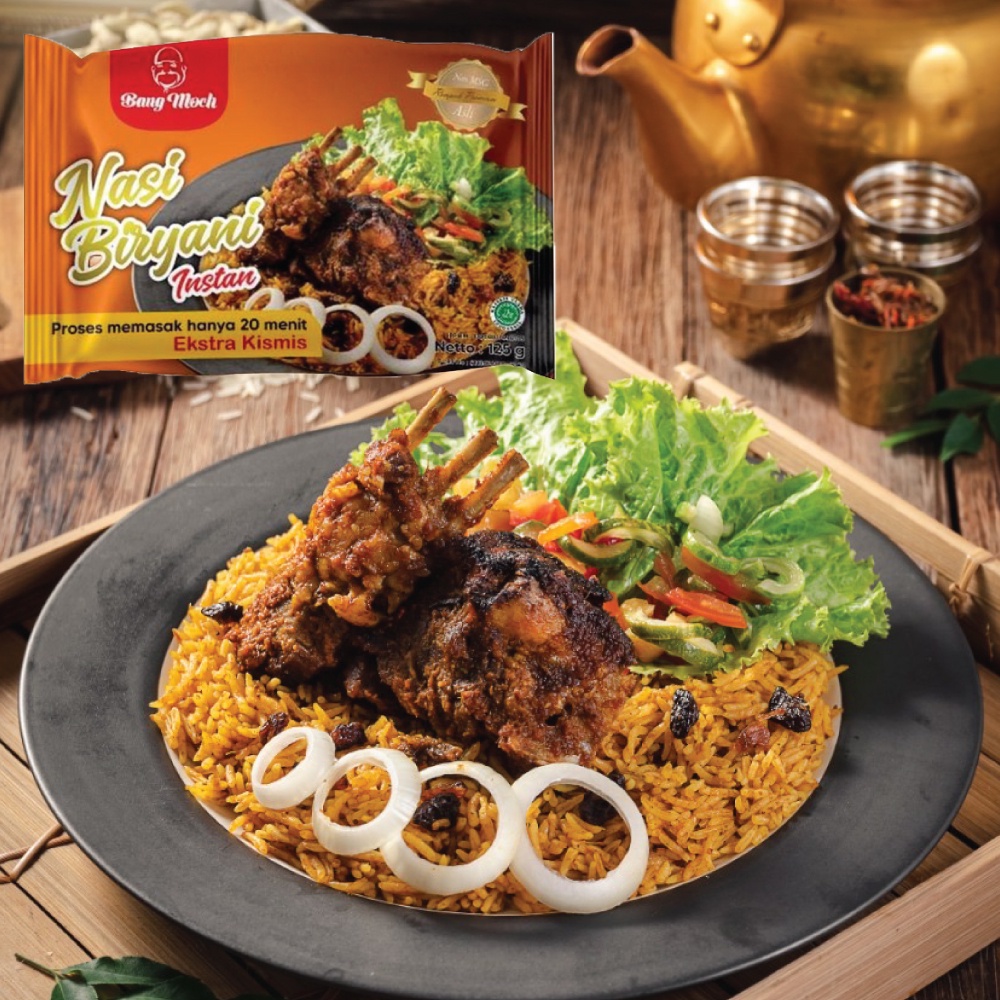 

Beras Basmati Nasi Biryani Briyani Instan Bang Moch Arab Mesir Murah Hemat Bumbu Nasi Biryani Instant