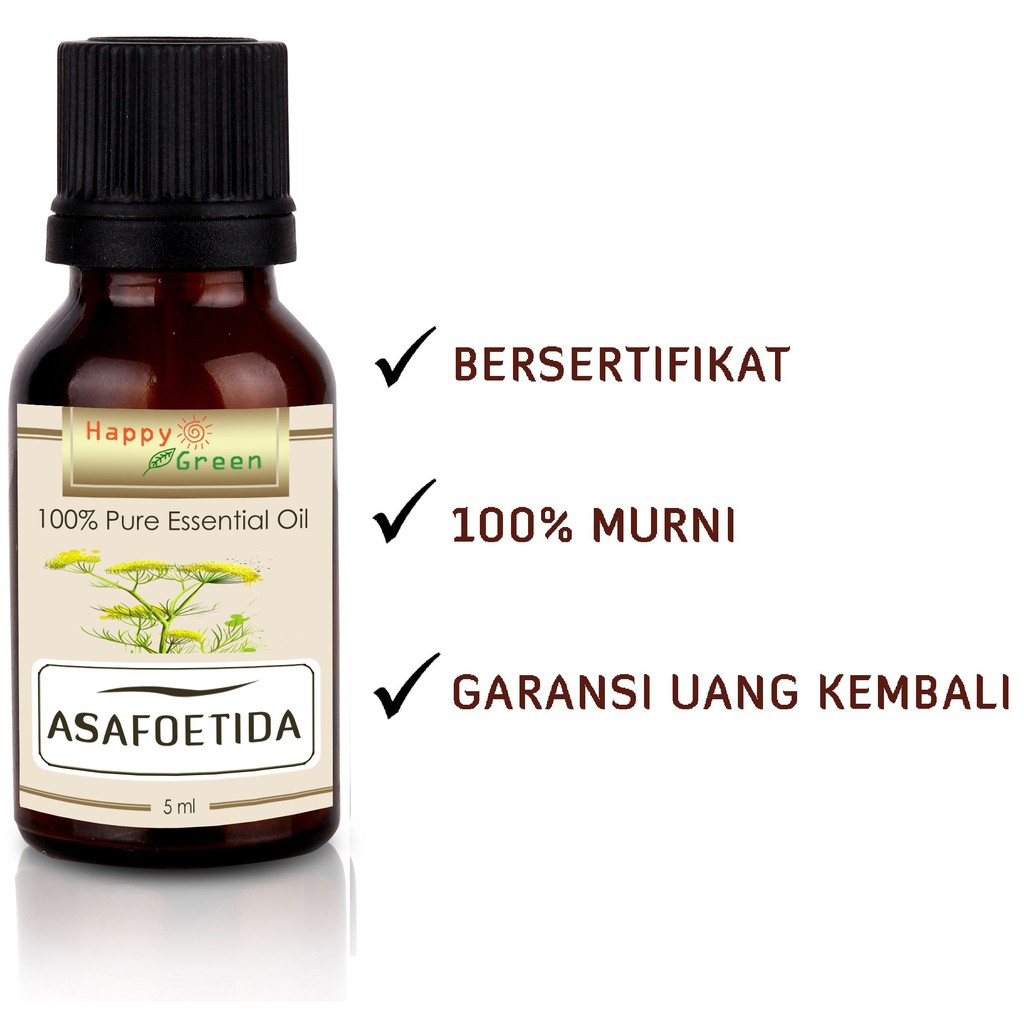 Happy Green Hing Asafoetida Essential Oil - Minyak Asafoetida