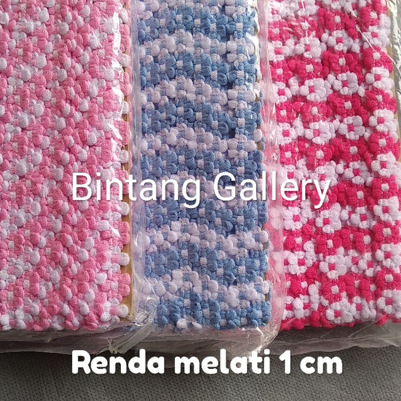 RENDA MELATI MINI 1 CM PERMETER