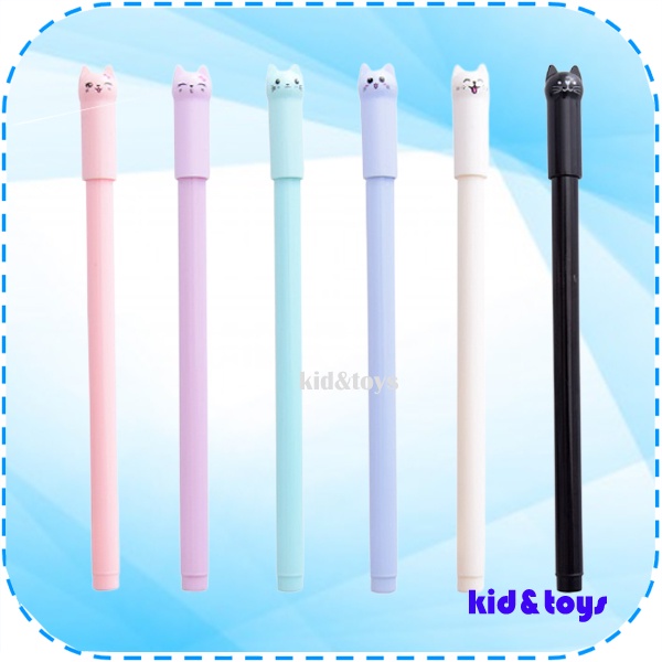 

Pulpen gel kucing/pulpen karakter kucing/pulpen imut /pulpen unik dan lucu/pulpen murah