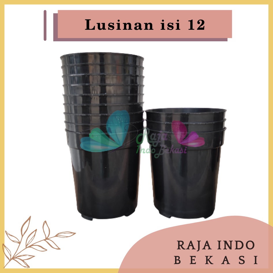 Lusinan Pot Usa Eiffel 25 Hitam Pot Tirus Tinggi Plastik 20 25 30 Putih Hitam Besar Tebal Lusinan Pot Eiffel Eifel Efiel Effiel 25