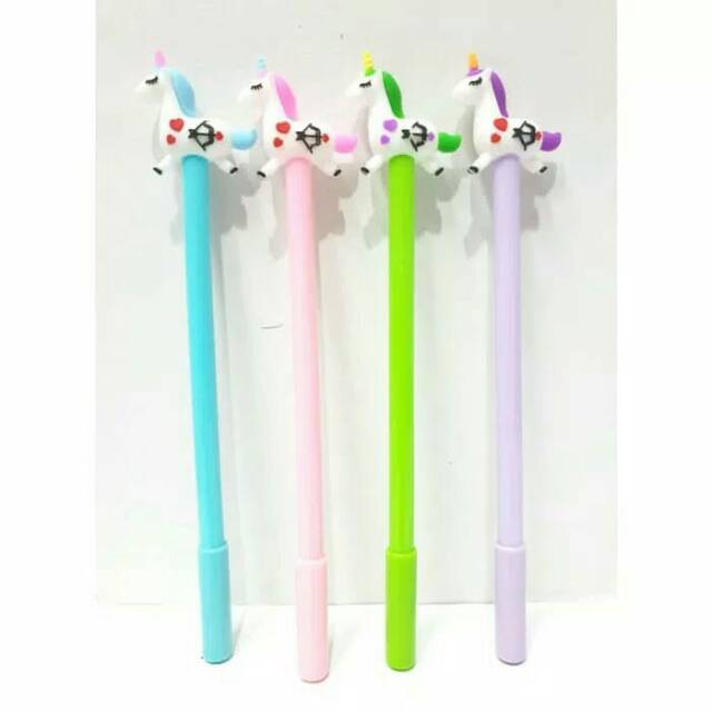 

Pulpen gel kepala unicorn uni