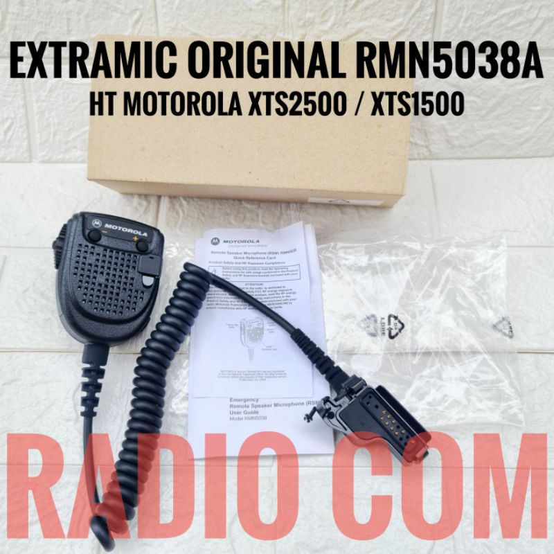 EXTRAMIC HT MOTOROLA XTS 2500 - MIC HT MOTOROLA XTS2500 - EXTRA MIC HT MOTOROLA XTS 2500 ORIGINAL