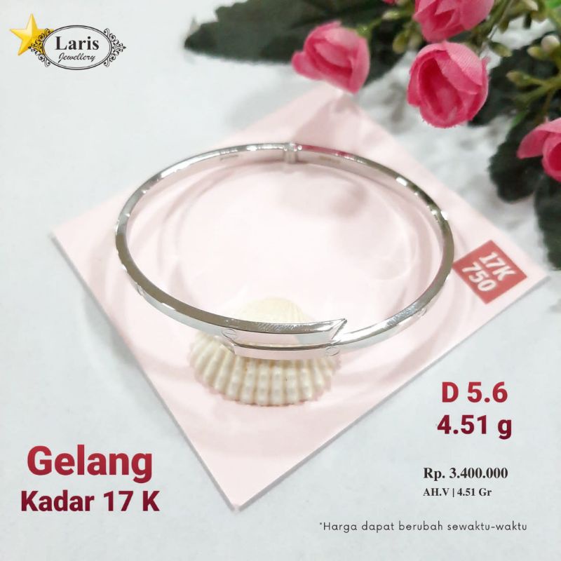 gelang selempang cartier 17k