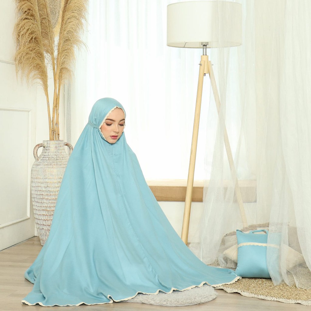 Mukena 2in1 Bahan Rayon Premium Dewasa Jumbo/Harga Grosir/Best Seller/Kameh/Bisa COD