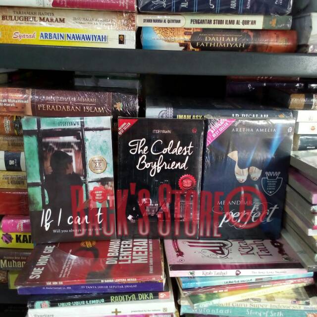 

Paket 3 Buku Novel If I Can't,The Coldest Boyfriend & Me And Mr. Perfect