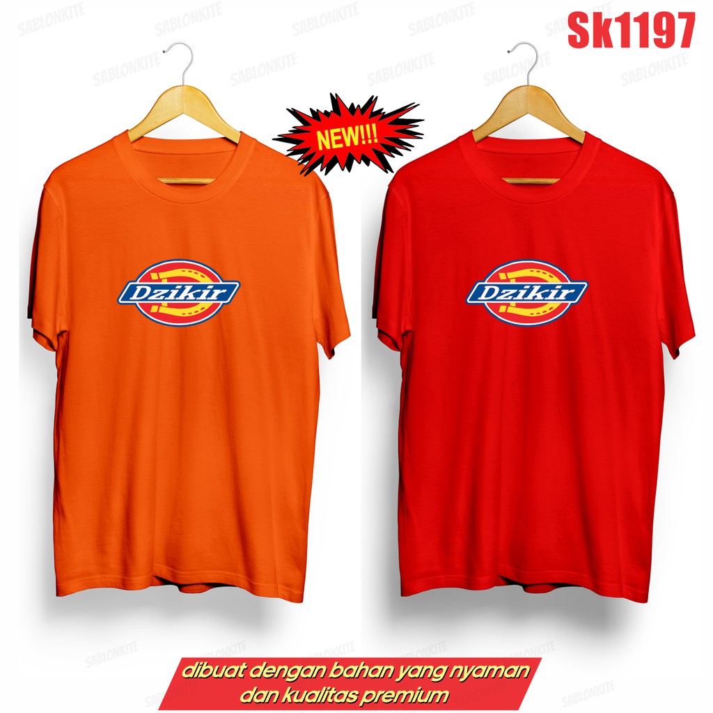 MURAH!!! Kaos plesetan DZIKIR  Combed 30s Premium